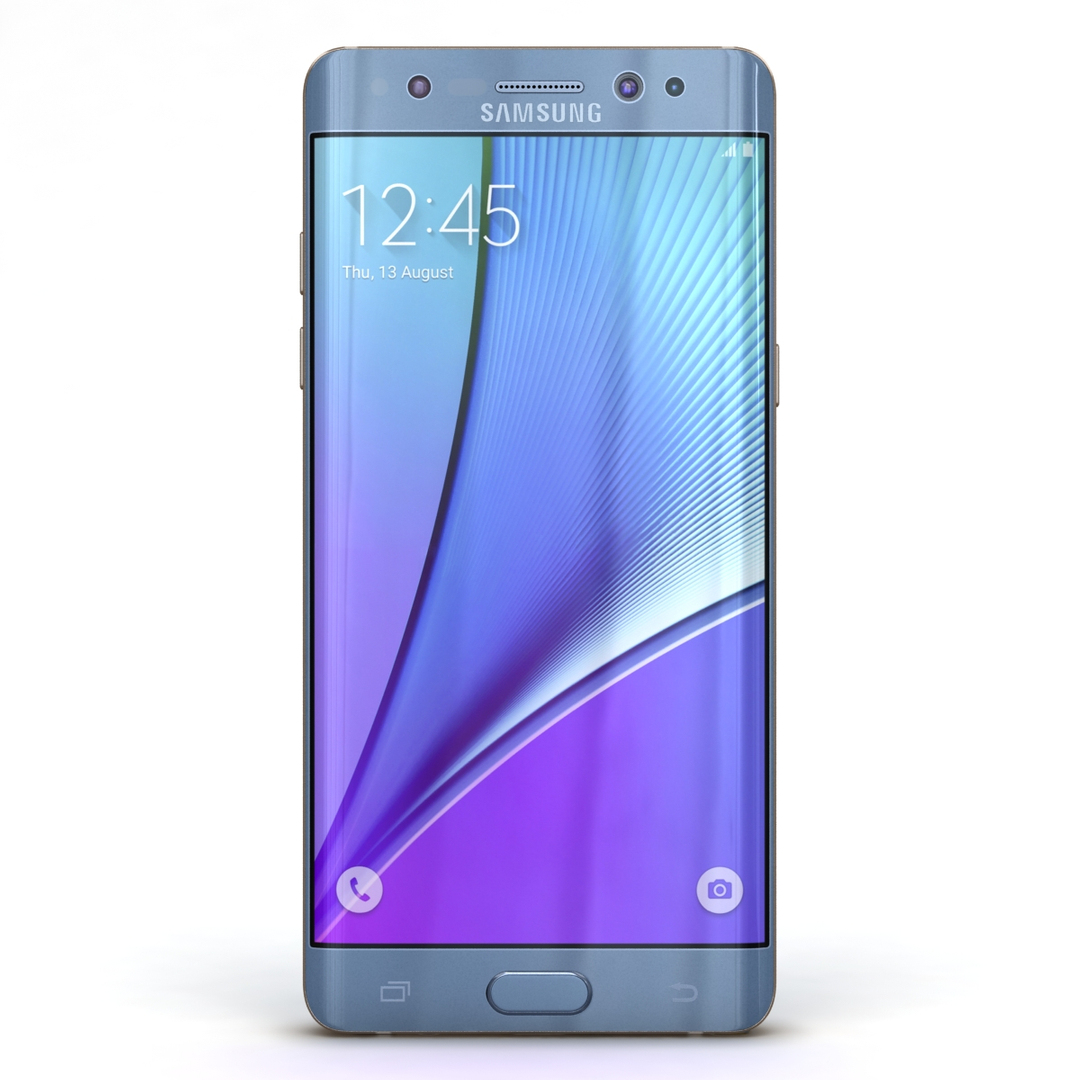 3d Model Samsung Galaxy Note7 Blue