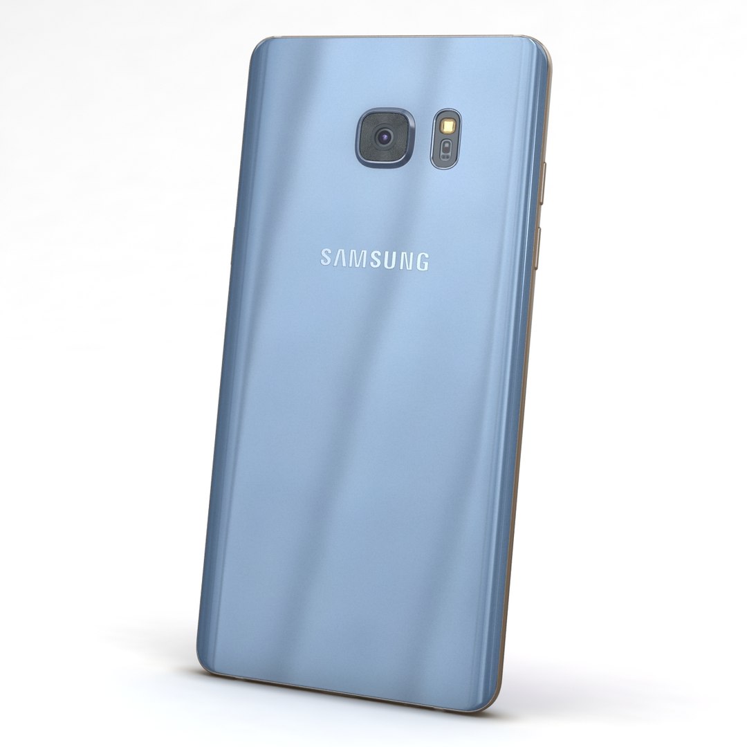 3d Model Samsung Galaxy Note7 Blue