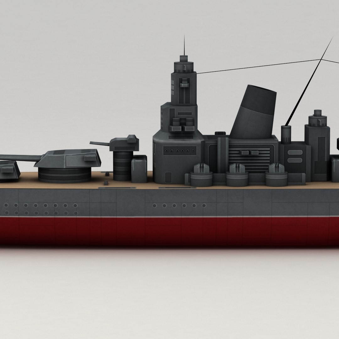 Battleship Yamato 3d Model