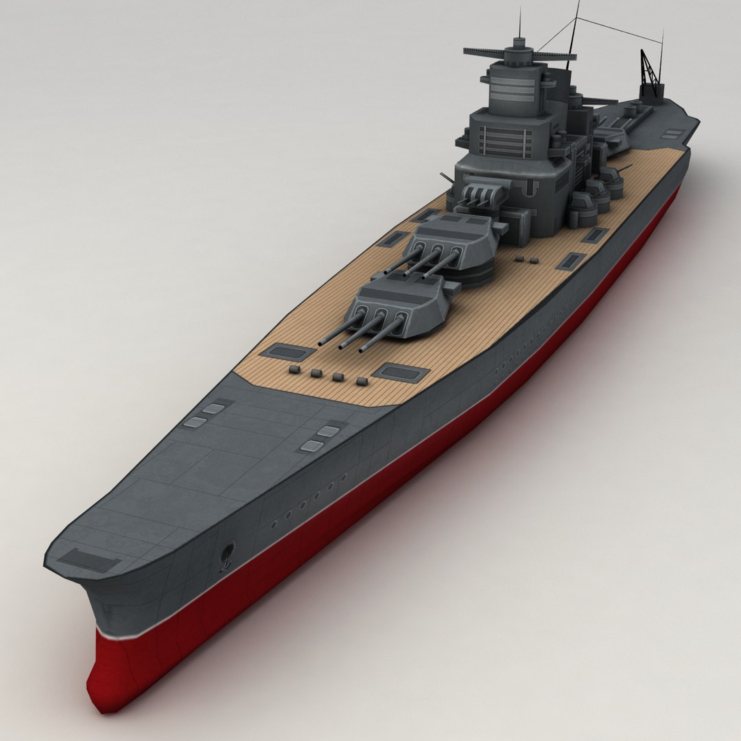 战舰大和号3d模型