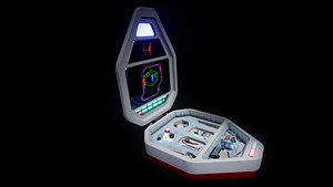 SCI-FI Crates and Kits Unreal Engine 3D model