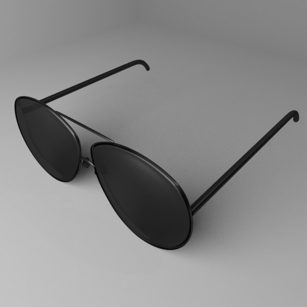 3d Sunglasses Aviator Model Turbosquid 1942095