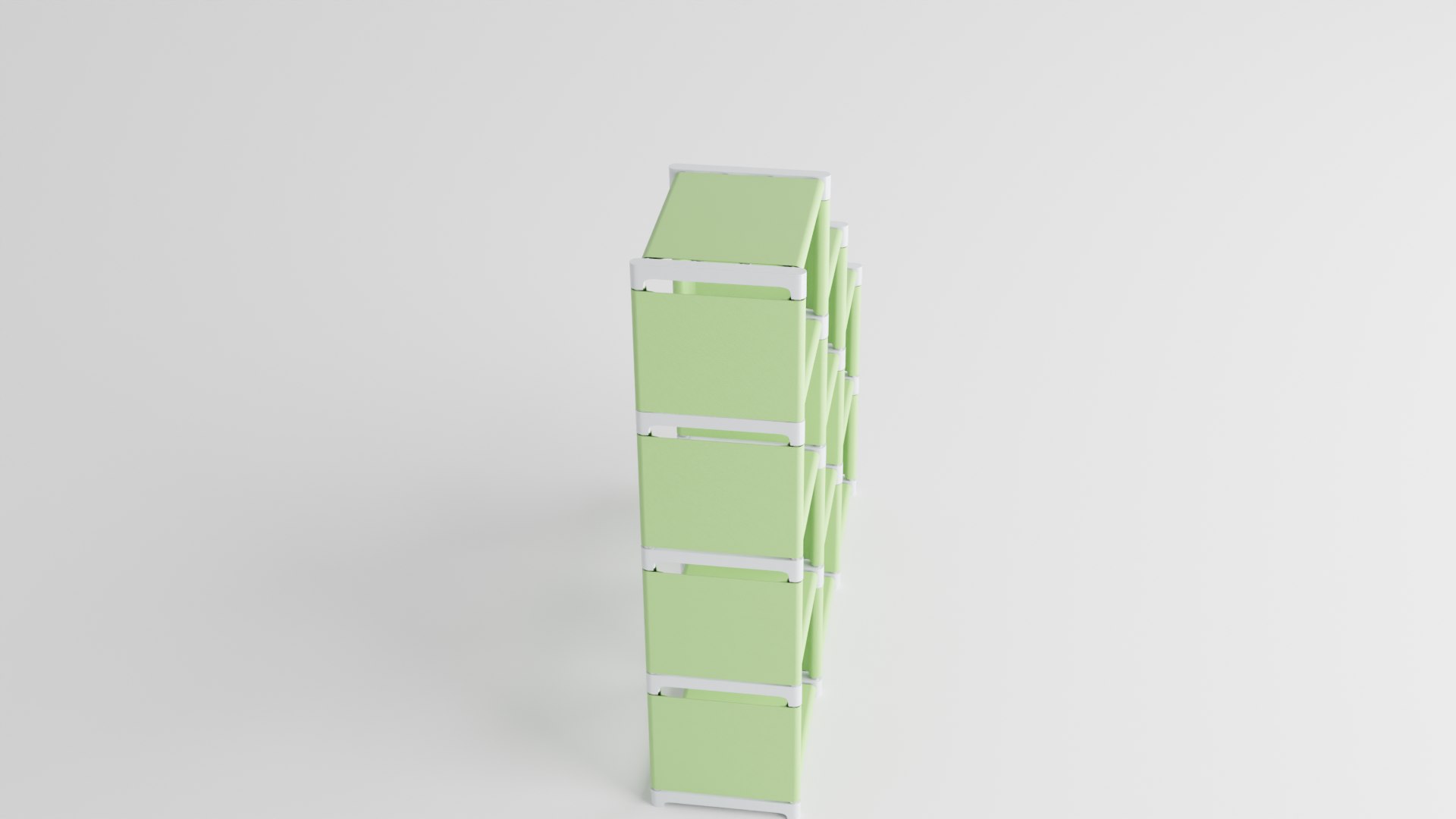 3D Modular Storage Shelf System https://p.turbosquid.com/ts-thumb/5F/wq7gW6/5H/greenwhite0010/png/1777791478/1920x1080/fit_q87/b2750c1aee05577f4f4fd13badb421eba7749b6f/greenwhite0010.jpg
