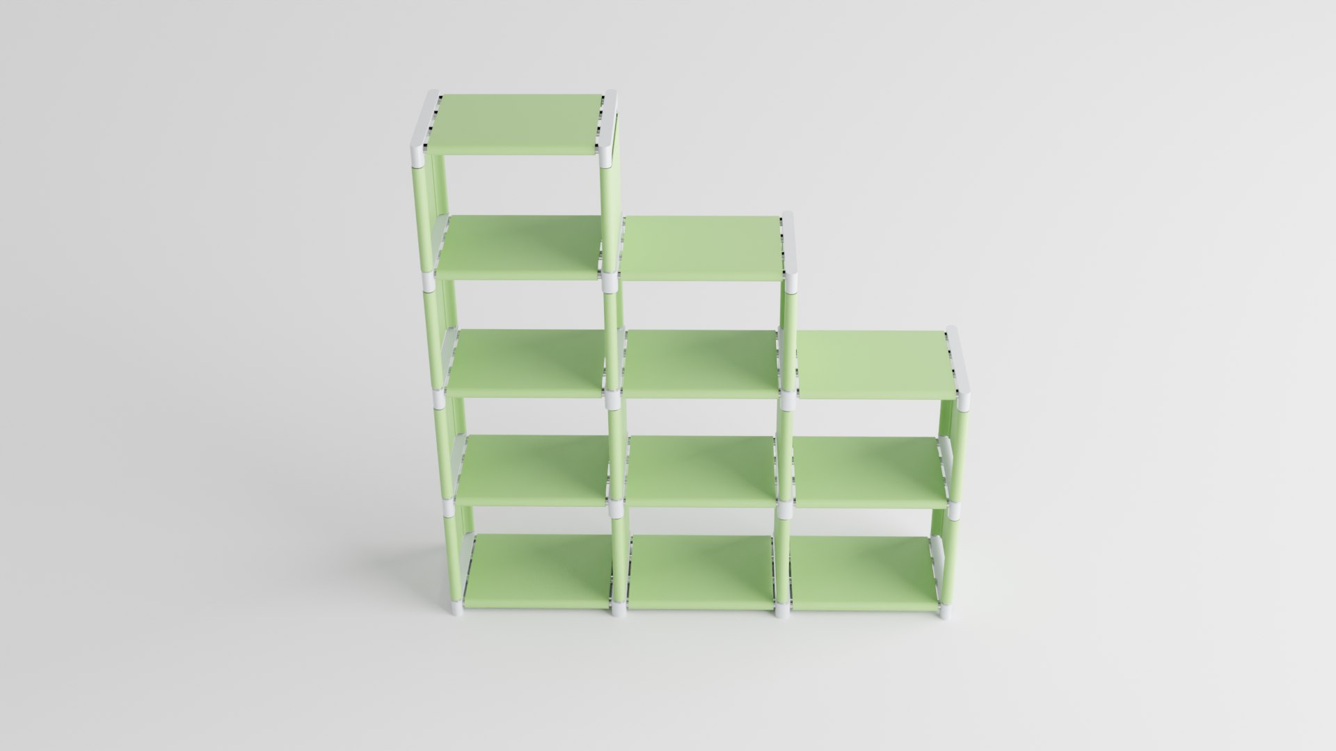 3D Modular Storage Shelf System https://p.turbosquid.com/ts-thumb/5F/wq7gW6/TC/greenwhite0001/png/1777791472/1920x1080/fit_q87/370d8f18d14508cfe94c080a49ee7f55a4b3f59b/greenwhite0001.jpg
