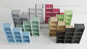 3D Modular Storage Shelf System