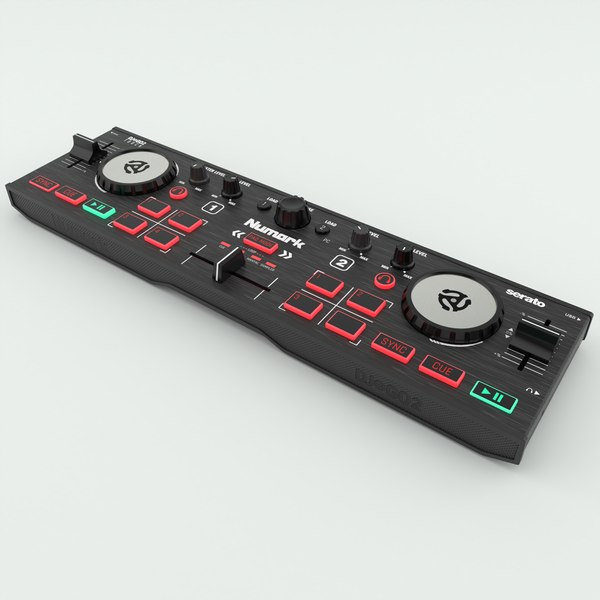 modelo 3d Pocket DJ Controller Numark DJ2GO2 Touch TurboSquid 2097153