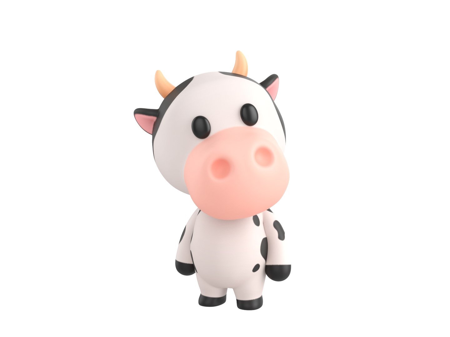 Character132 Rigged Cow Model - TurboSquid 1760484