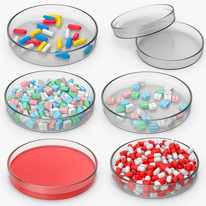 3D Petri Dish Collection model
