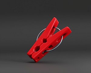 Clothes Clip 3d Model
