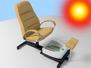 pedicure spa chair 3d model