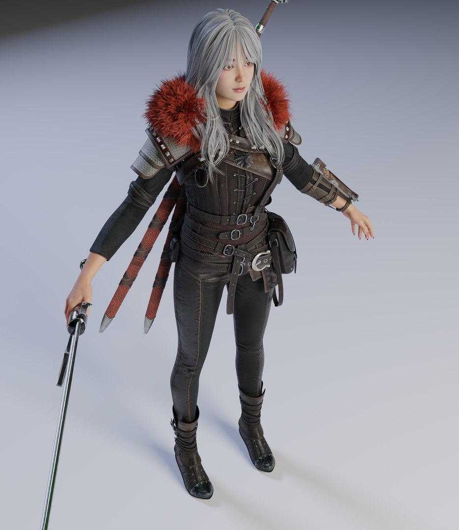 3D female witcher PBR Low-poly https://p.turbosquid.com/ts-thumb/5G/6D7olj/EV/11/png/1746245281/1920x1080/fit_q87/88b54b48e6ea126c5170db3023f1bfaf0c029278/11.jpg
