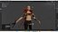 sorceleur féminin PBR Low-poly