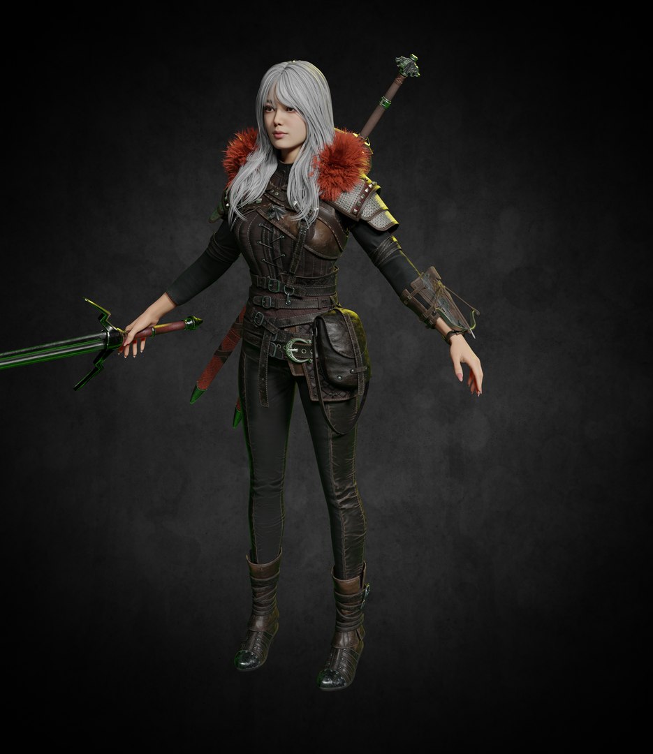 3D female witcher PBR Low-poly https://p.turbosquid.com/ts-thumb/5G/6D7olj/g7/5/png/1746245414/1920x1080/fit_q87/591a5c625ba9343415dfd5b72b7707a156ea8305/5.jpg