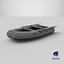 Gray Inflatable Boat
