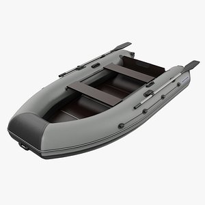 Gray Inflatable Boat