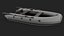 Gray Inflatable Boat