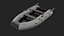 Gray Inflatable Boat