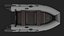 Gray Inflatable Boat