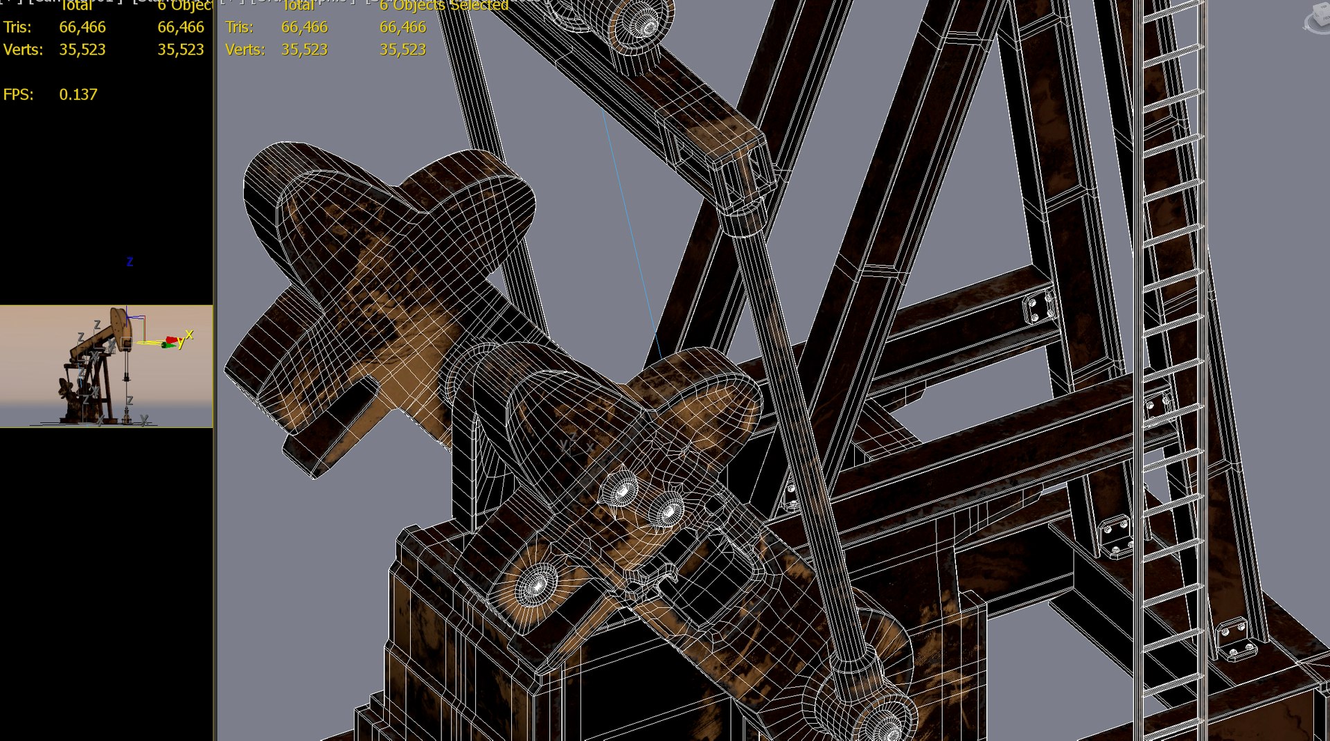 Oil Derrick 01 PBR 3D model https://p.turbosquid.com/ts-thumb/5G/73Qxky/HQ/oil_derrick_0012/jpg/1776793682/1920x1080/fit_q87/4cf00e6c7174873b252350d9dac1330b82e34b9f/oil_derrick_0012.jpg