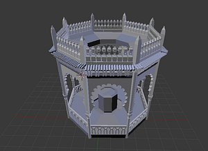 monument blida 3d model