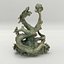 Corroded Dragon with Pearl 3D model