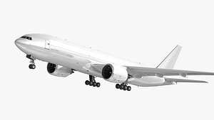 Boeing 777-F Generic White model