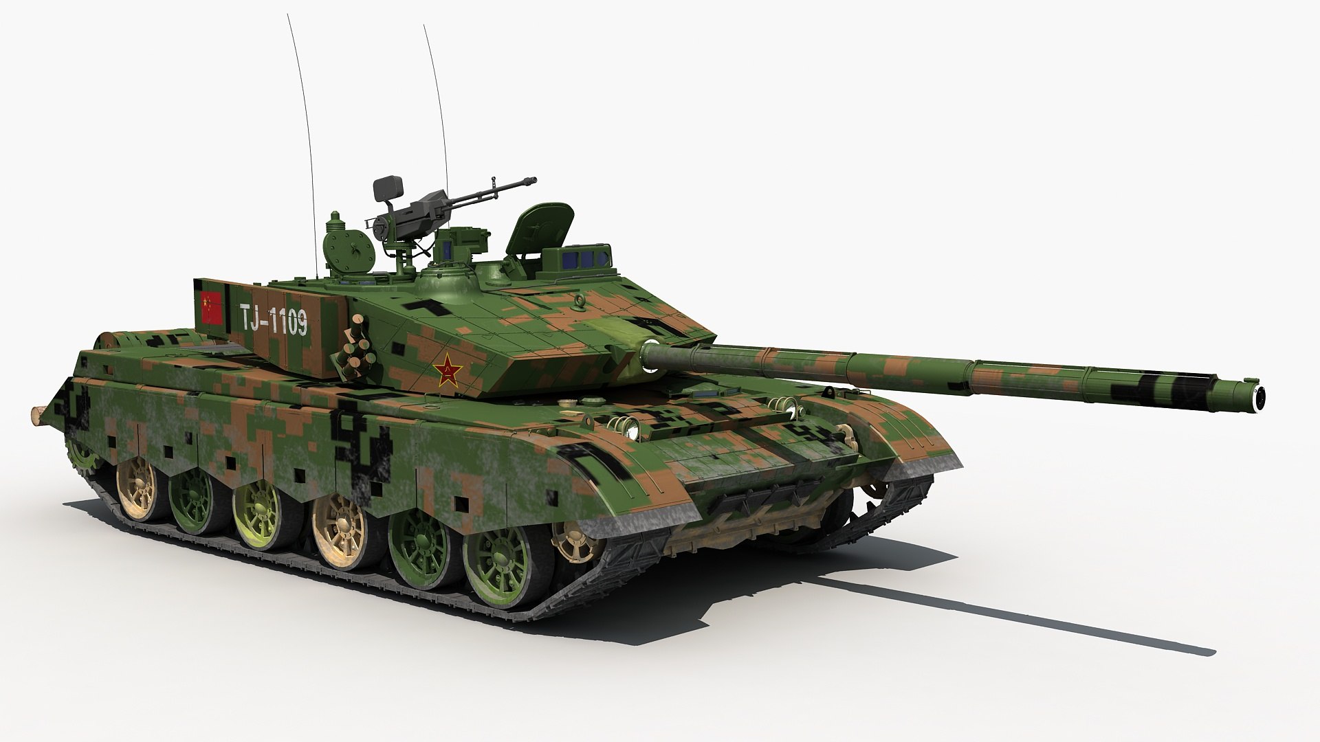 China Ztz-99a Mbt 3D Model - TurboSquid 1421083