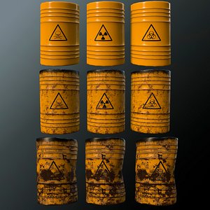Toxic waste barrels