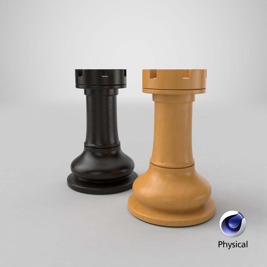 3D Chessmen Rook Model - TurboSquid 1612047