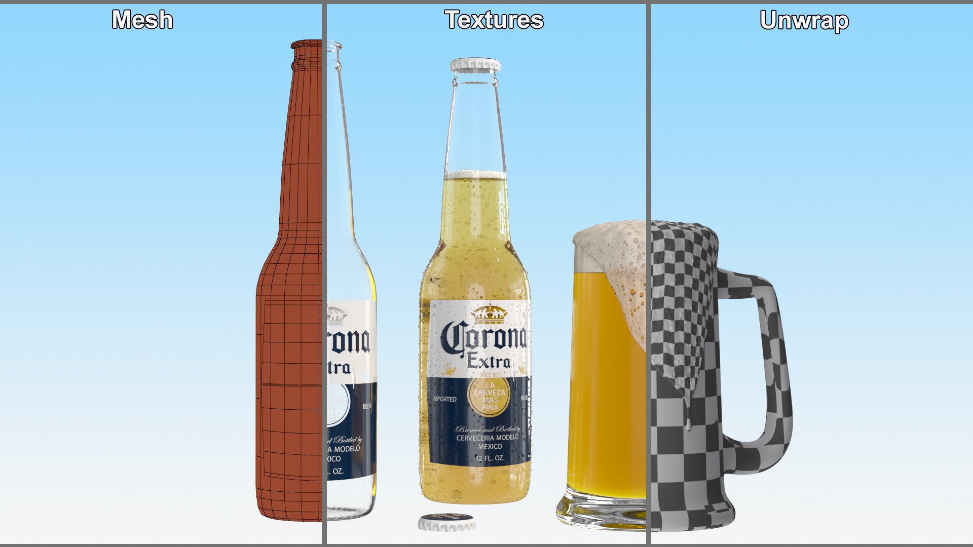 3D model Frothy Beer in Glass Mug with Corona Bottles https://p.turbosquid.com/ts-thumb/5G/ImdcYK/dO/frothy_beer_in_glass_mug_with_corona_bottles_009/jpg/1735891050/1920x1080/fit_q87/a2d5f34583593556160370bd8a9ebfe6557b0c93/frothy_beer_in_glass_mug_with_corona_bottles_009.jpg