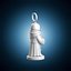 Llavero de San Antonio (modelo imprimible en 3D)
