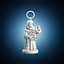 Llavero de San Antonio (modelo imprimible en 3D)