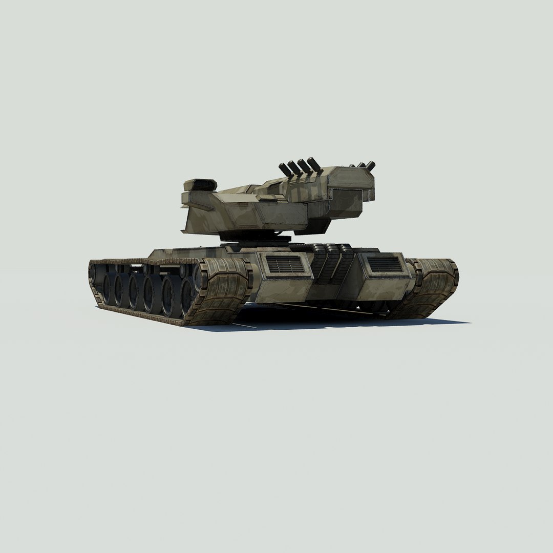 sci fi tank 3d max