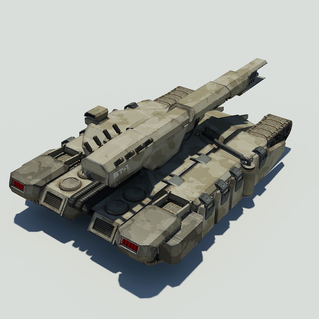 Sci Fi Tank 3d Max