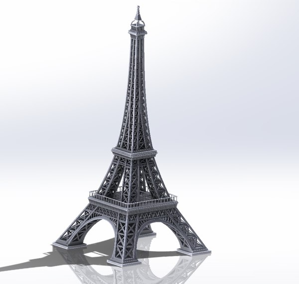 eiffel tower 3D model