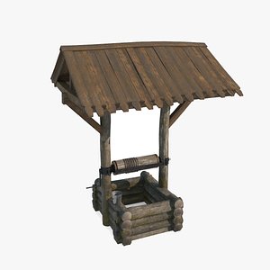 3D model Medieval Architecture Well