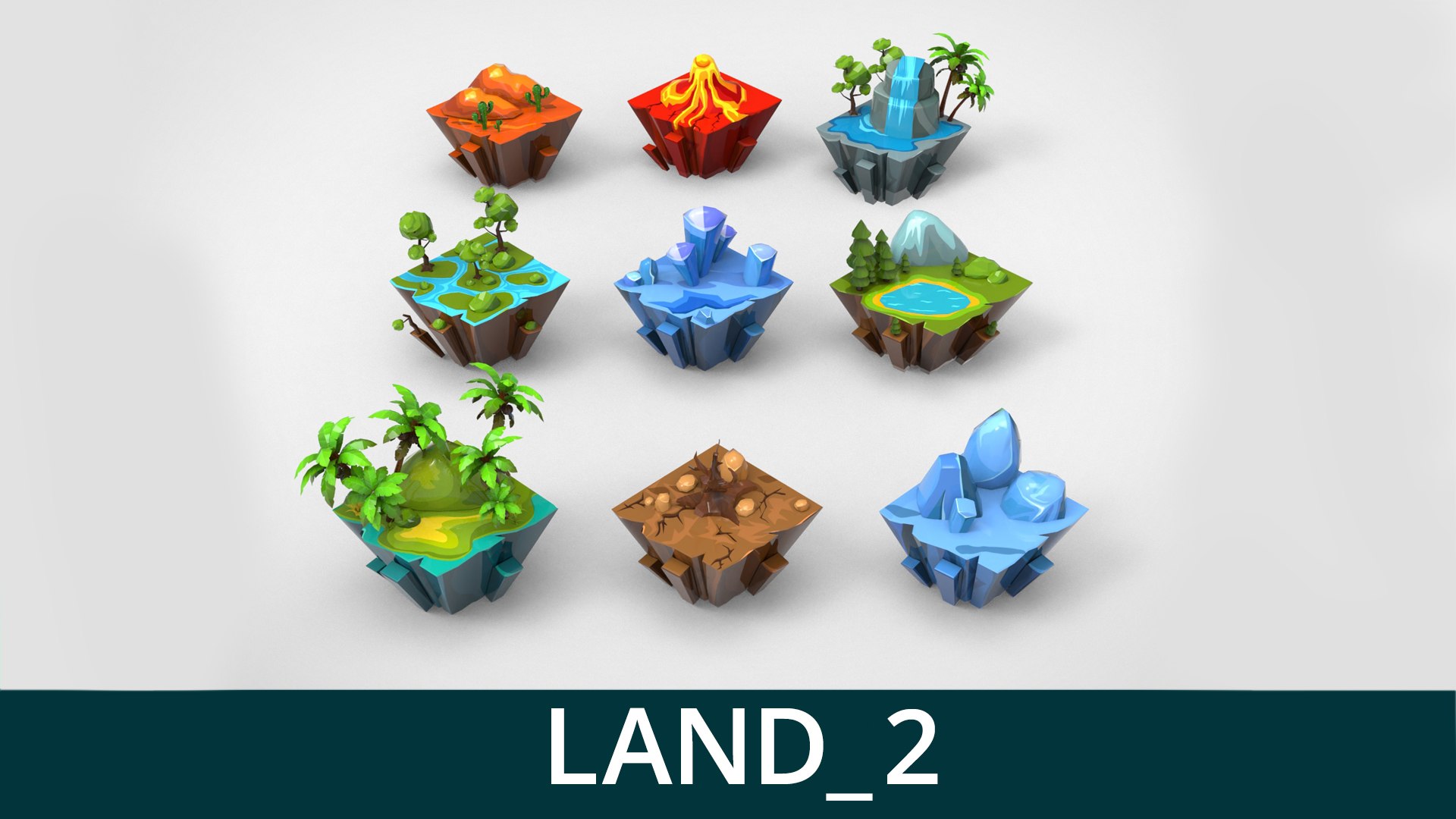 Island 2 3D Model - TurboSquid 2076115