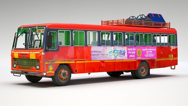 indian st bus 3D