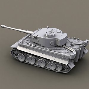 3dsmax german tank tiger