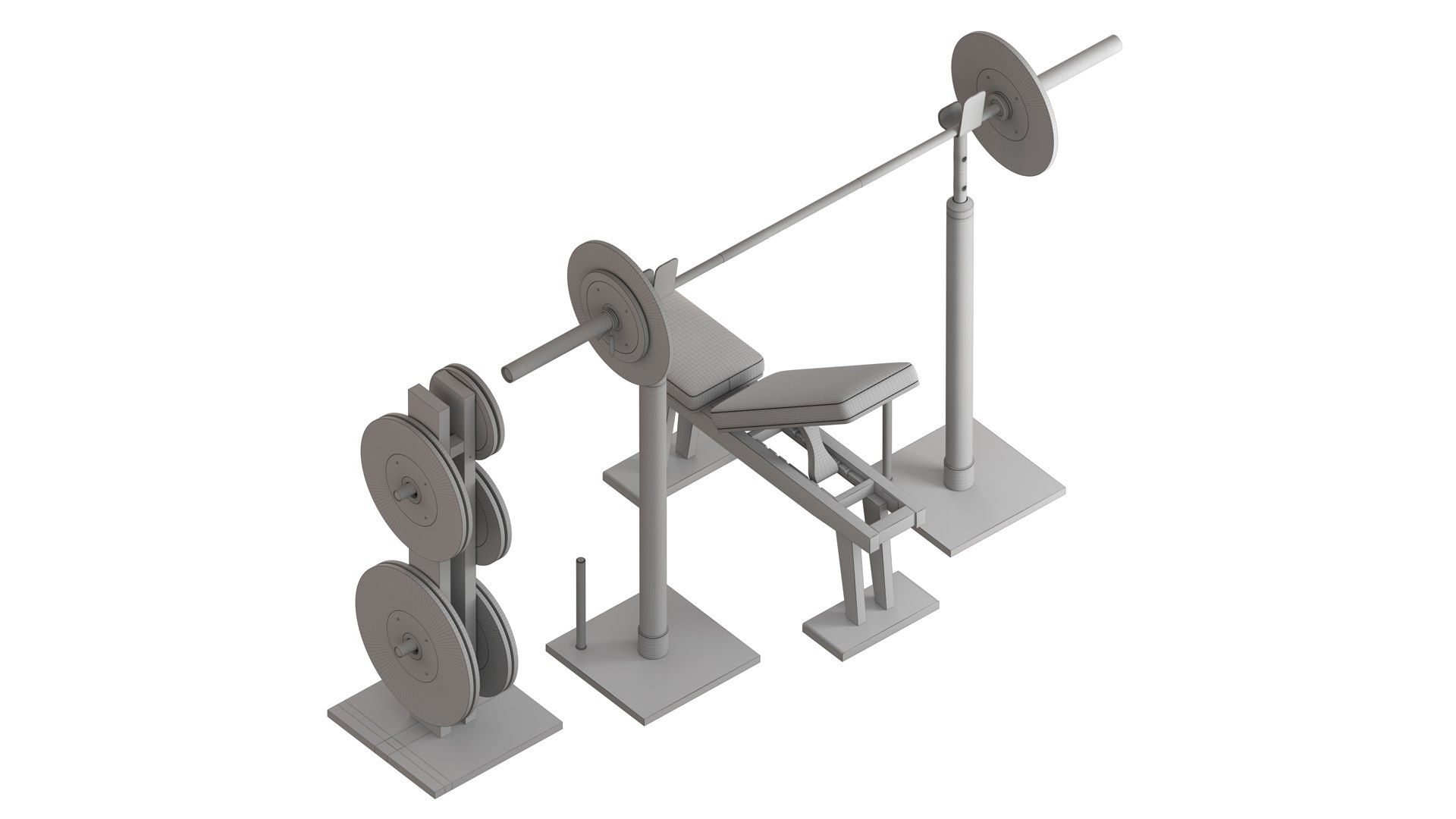 3D model Dumbbell bench press with barbell https://p.turbosquid.com/ts-thumb/5G/TK7QwZ/rH/wire2/jpg/1704819017/1920x1080/fit_q87/bda4cc50cccad26f64898108ca73d8b52e1f321a/wire2.jpg