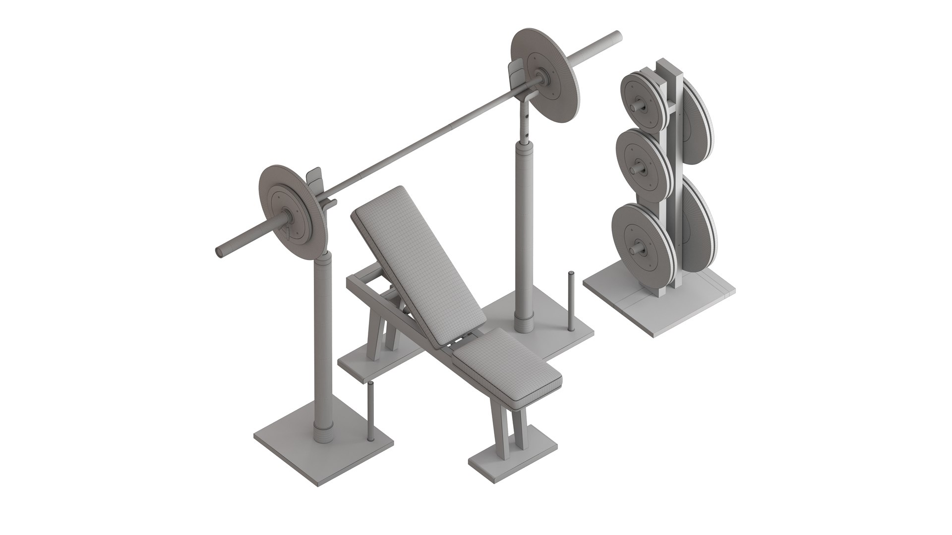 3D model Dumbbell bench press with barbell https://p.turbosquid.com/ts-thumb/5G/TK7QwZ/x2/wire1/jpg/1704819017/1920x1080/fit_q87/8d86476e6570abb74282fcbbbf591372a816f8b7/wire1.jpg