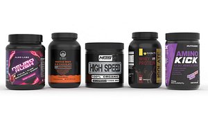 Protein Powder Collection 3D