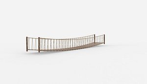 3D model Rope Bridge 3D model