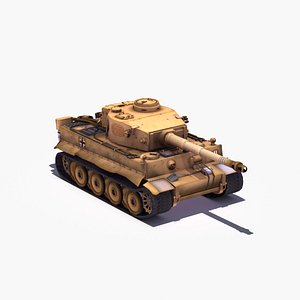 3d model pzkpfw tiger heavy tank