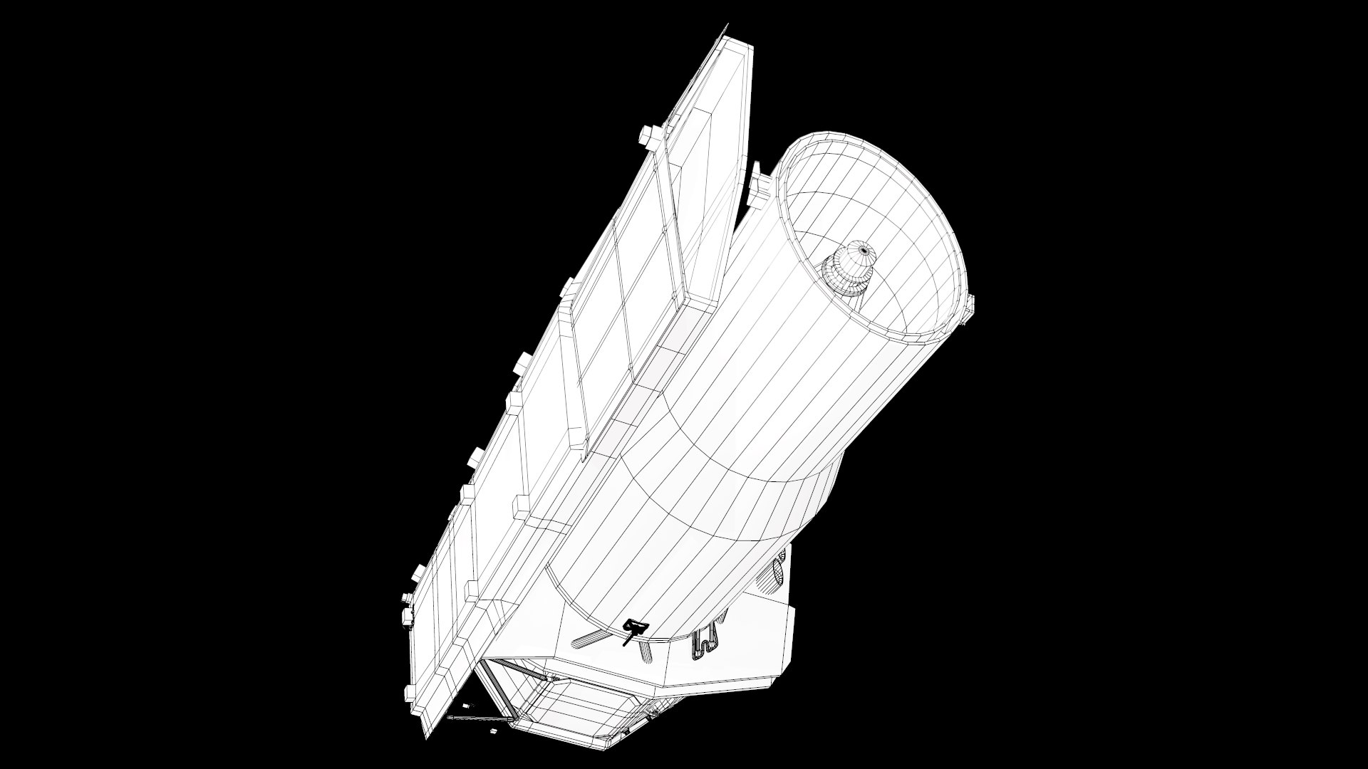 Spitzer Space Telescope Nasa 3D Model - TurboSquid 1478482