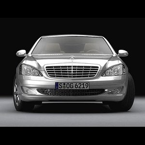 s-class class s 3d model