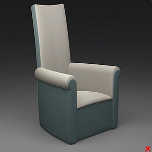 armchair chair 3d model