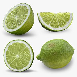 Realistic Lime collection 3D model