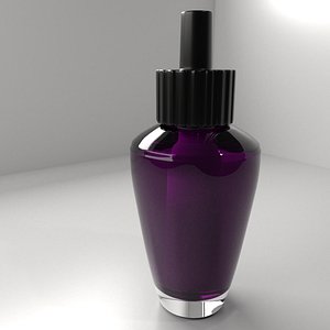 Air Freshener Bulb with Purple Liquid 3D