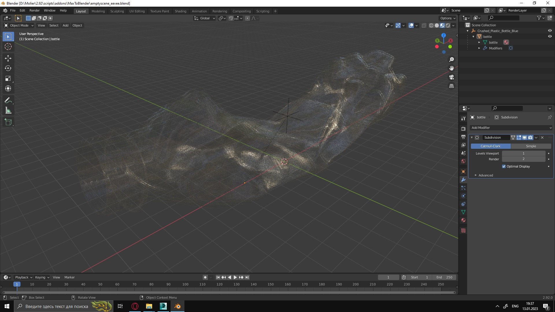 c4d crushed plastic bottle blue https://p.turbosquid.com/ts-thumb/5G/hUv9j2/Sx/crushed_plastic_bottle_blue_1001/jpg/1674129637/1920x1080/fit_q87/056b6b3402b4e844854a994266a8dab0fd8dbd70/crushed_plastic_bottle_blue_1001.jpg